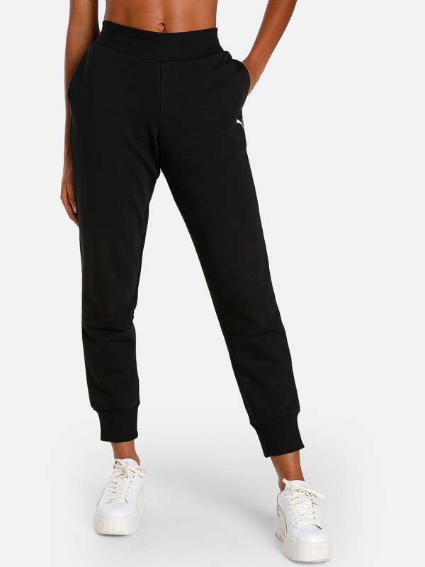 PUMA ESS+ Jersey Pants cl Solid Men Black Track Pants - Buy PUMA ESS+ Jersey  Pants cl Solid Men Black Track Pants Online at Best Prices in India