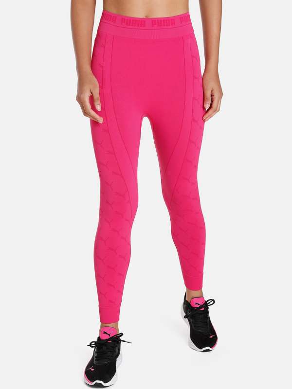 Puma Evoknit seamless leggings in soft pink