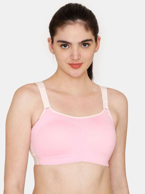 Buy Zelocity by Zivame Blue Non Wired Non Padded Sports Bra for Women  Online @ Tata CLiQ