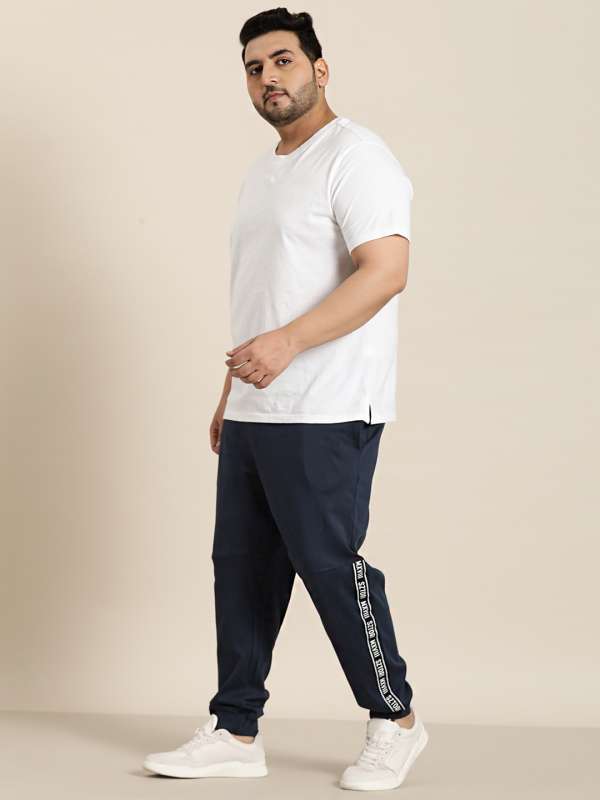 Rayna Side Stripe Black Track Pants (EXTRA BIG SIZE) – Pluspreorder