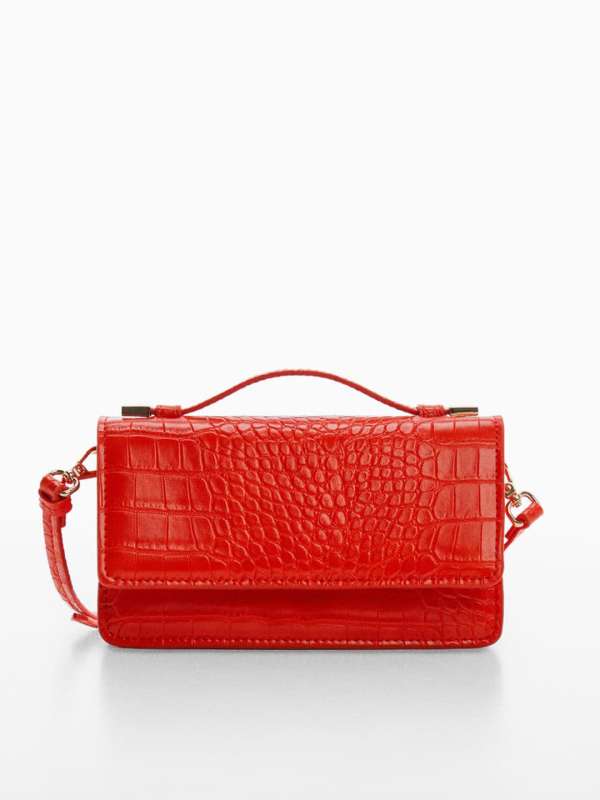 Buy Red Crocodile Bag Online In India -  India