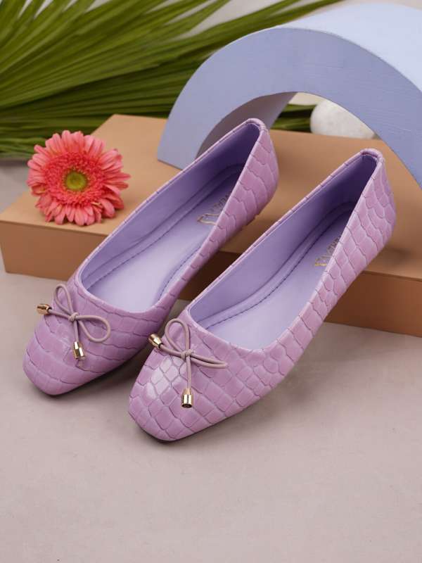 Purple ballerina shoes store