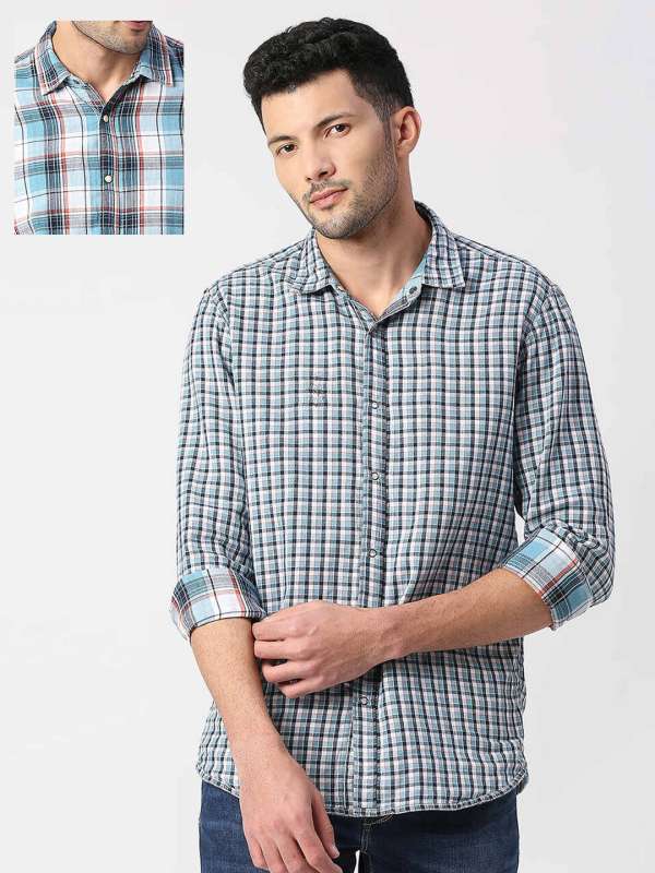 Lee Blue Reversible Casual Shirt Buy Lee Blue Reversible Casual