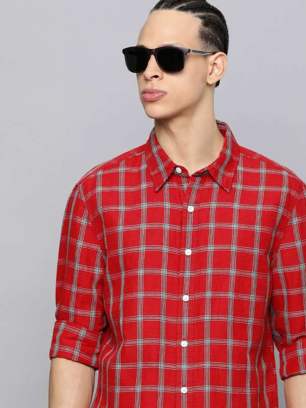 Levis checkered shirt sales
