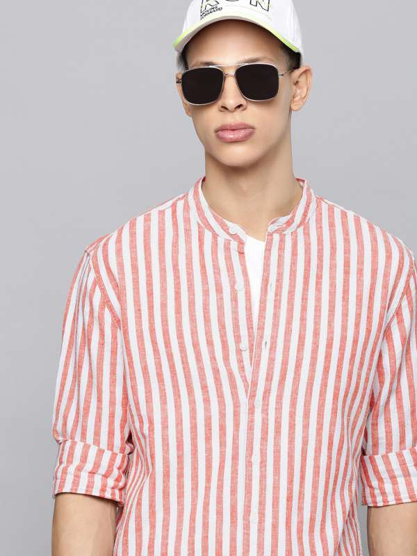 Levis mandarin collar best sale shirt