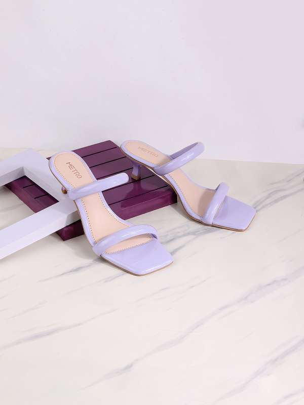 Lilac heeled 2025 sandals
