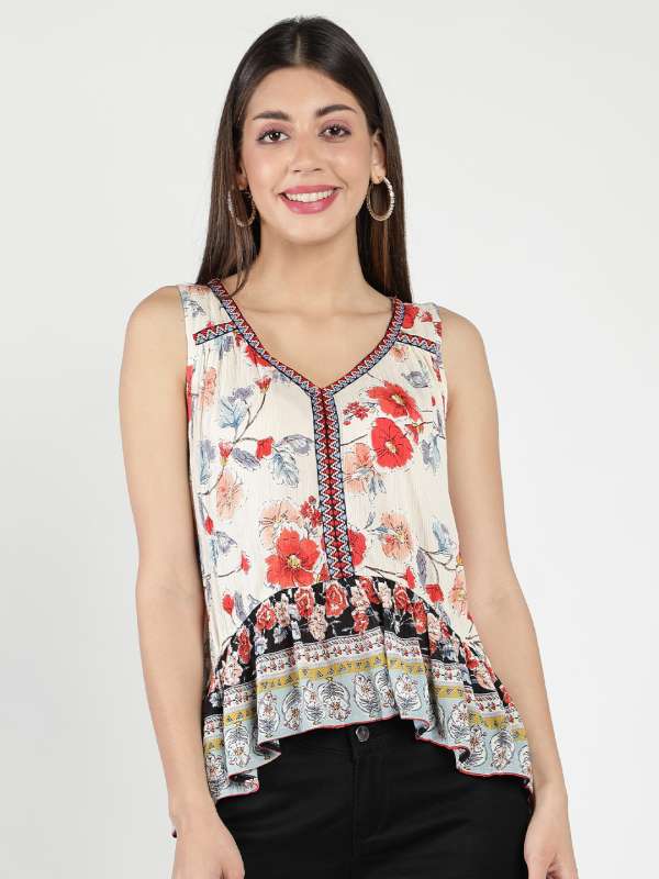 High low discount top myntra