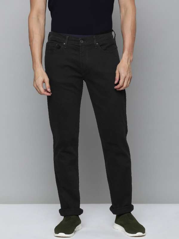 Black 501 Crop jeans  LEVIS