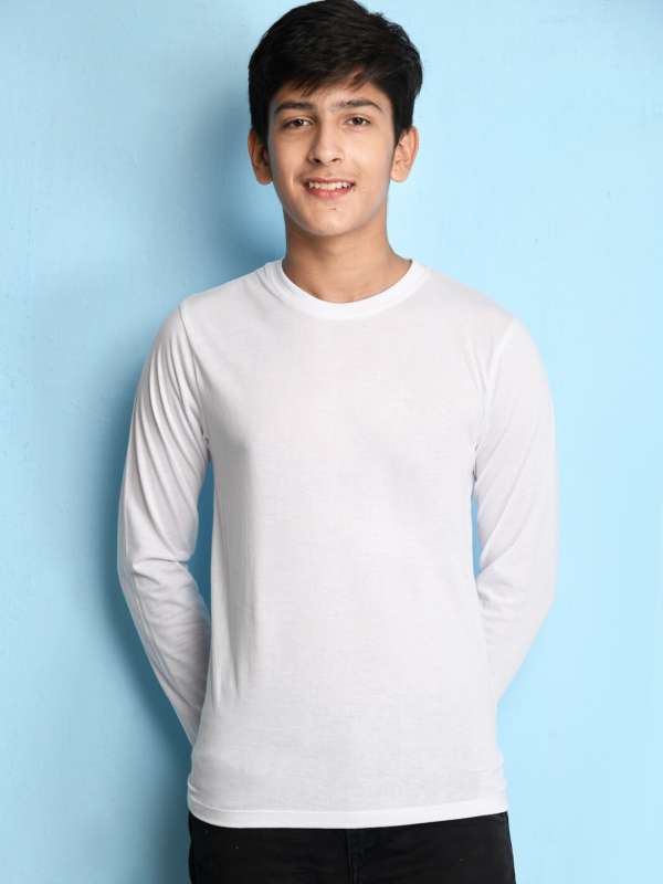 Full Sleeves Plain White Tshirts Buy Full Sleeves Plain White