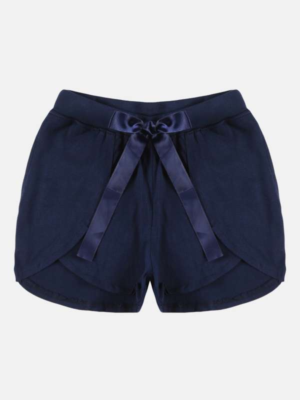 Girls navy shop blue shorts