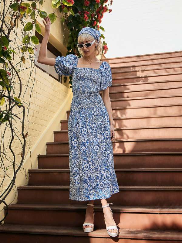 Buy floral top dresses online