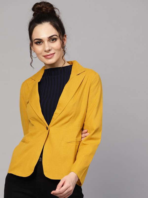 womens blazer myntra