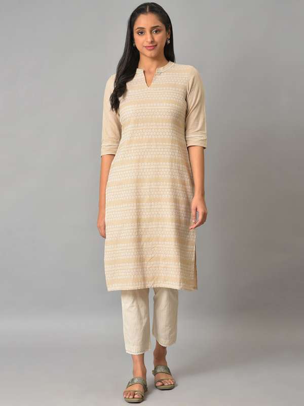 Aurelia women's clearance cotton straight kurta