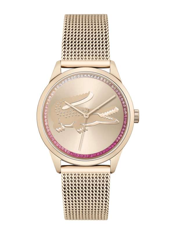 Lacoste rose gold watch hotsell