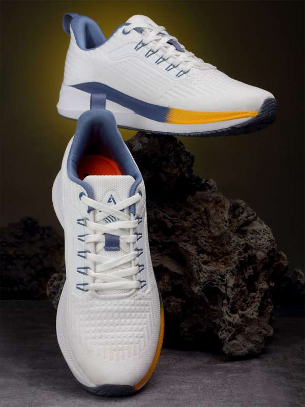 Action white sports best sale shoes