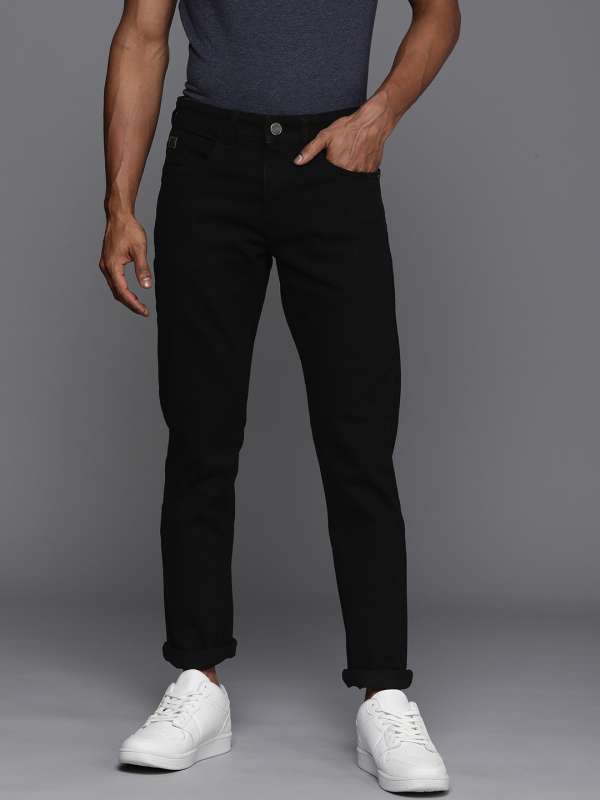 Black jeans men best sale myntra