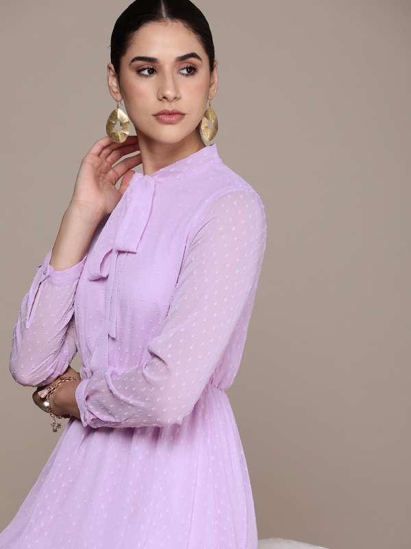 French connection deals lilac dress