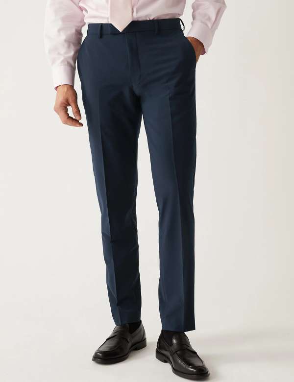 Buy navy Trousers  Pants for Men by Marks  Spencer Online  Ajiocom