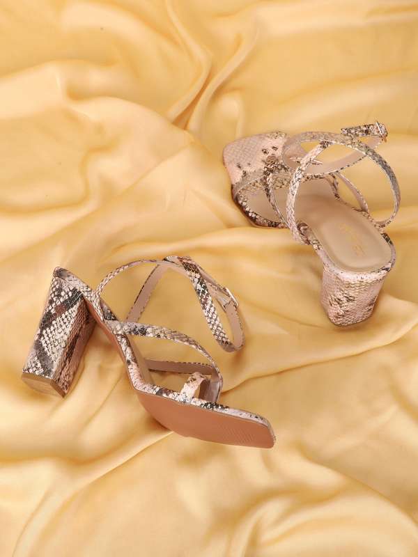 Buy gold heels store online