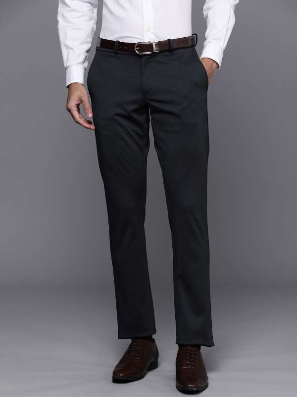 Buy Men Beige Custom Fit Solid Casual Trousers Online  750731  Allen Solly