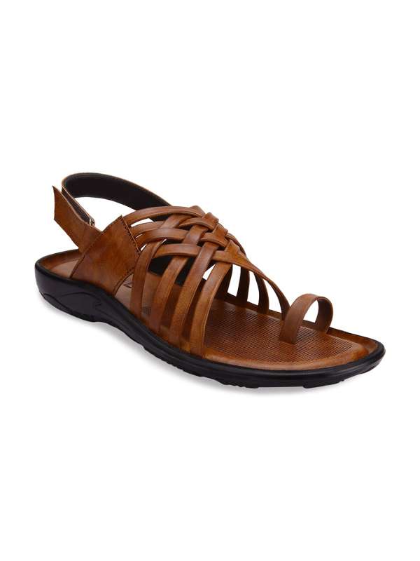 Myntra best sale leather sandals