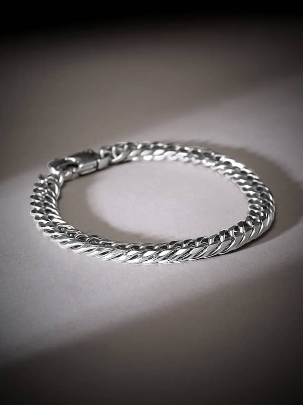 Entwined for Infinity Gunmetal Chain Bracelet  Outhouse Jewellery