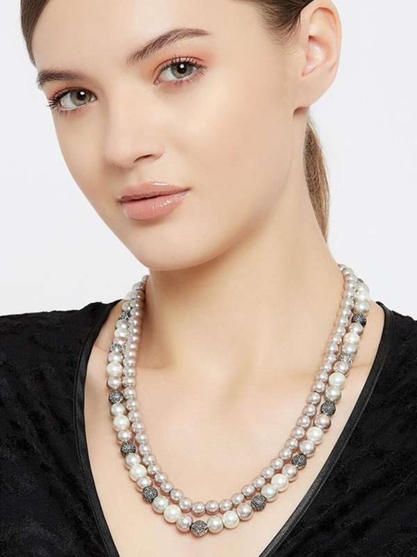 Layered cheap necklace myntra