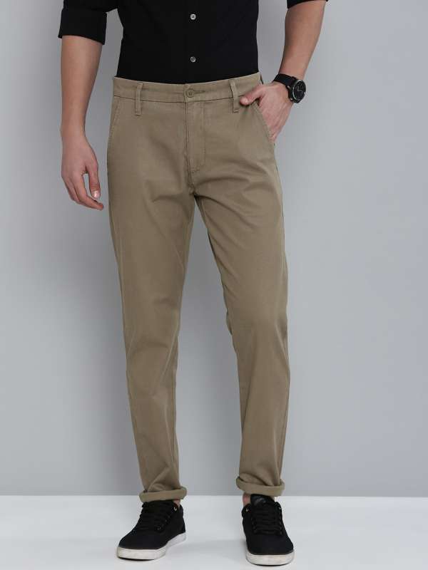 DENIZEN by Levis Slim Fit Men Brown Trousers  Buy DENIZEN by Levis Slim  Fit Men Brown Trousers Online at Best Prices in India  Flipkartcom