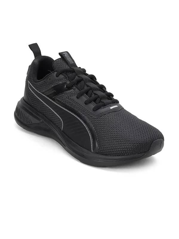 Buy online Men Black Lace-up Sport Shoes from Footwear for Men by