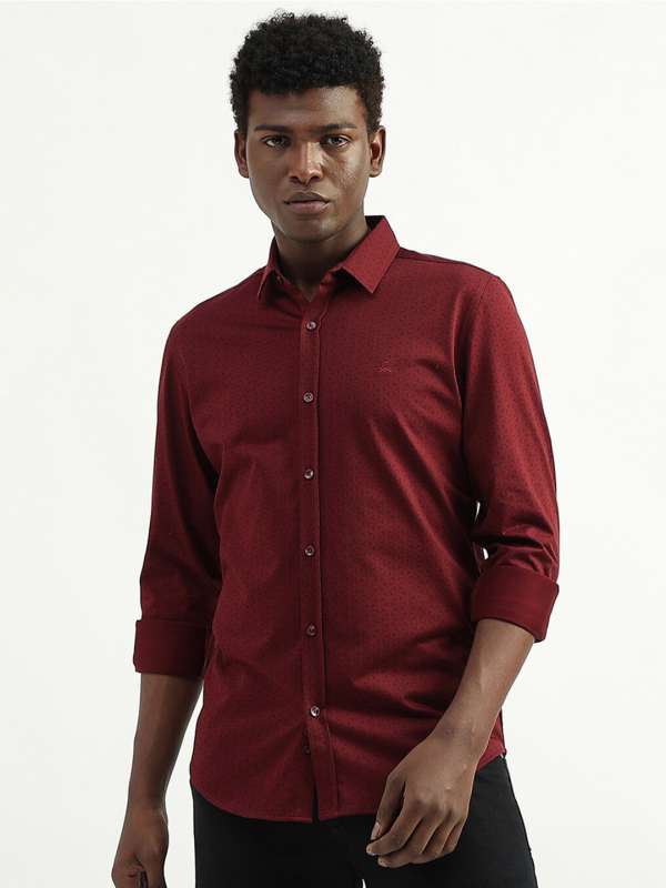 Maroon Color Shirts Buy Maroon Color Shirts online in India