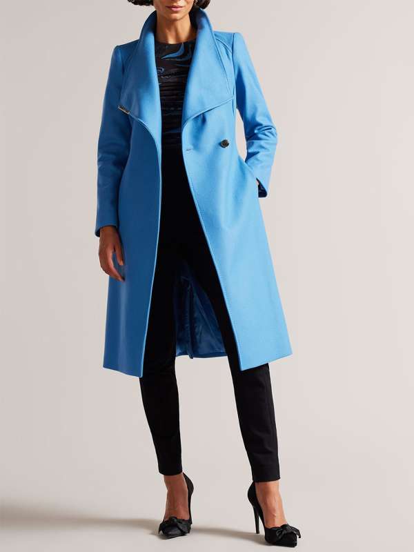 Cobalt blue ted baker coat online