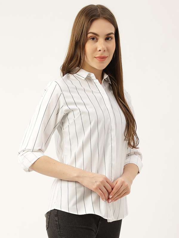Women Striped Shirts - Buy Women Striped Shirts online in India