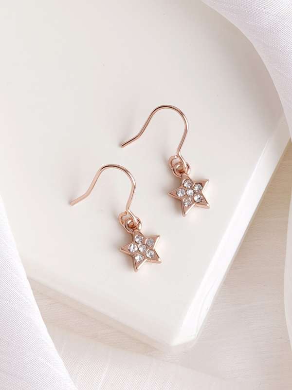 Converse rose shop gold studs