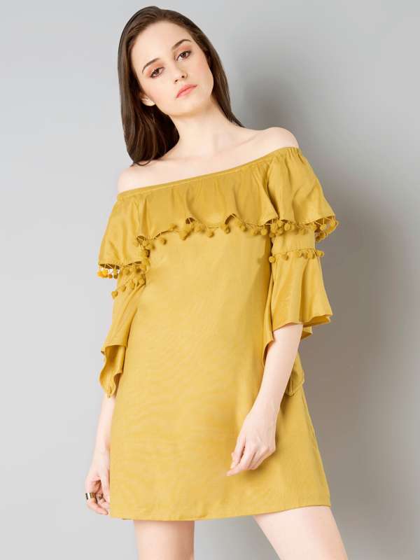 Faballey yellow dress clearance