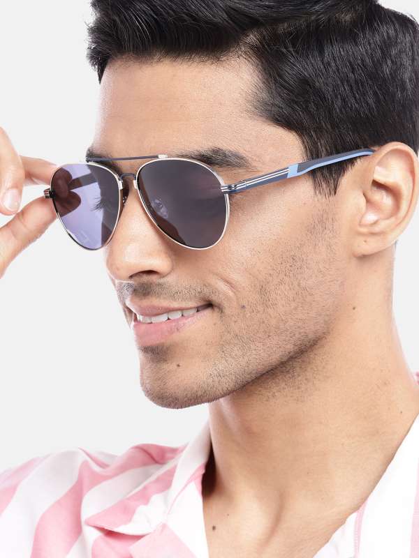 Blue Aviators Sunglasses Buy Blue Aviators Sunglasses online in