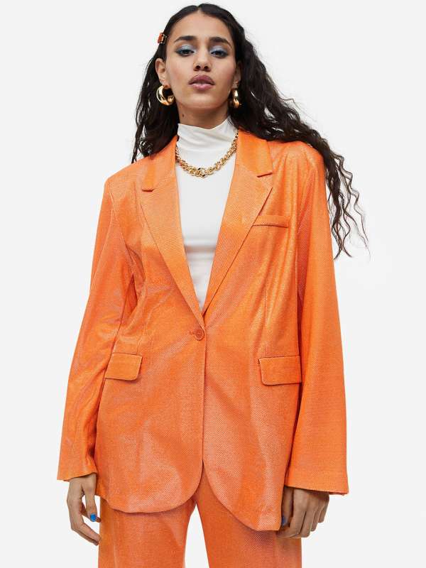 Orange blazers online