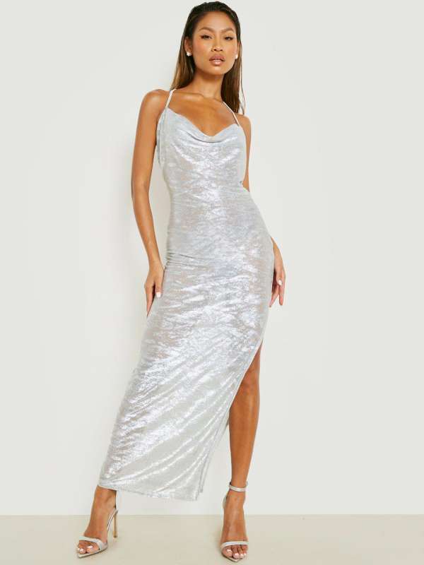 Silver Dresses For Women Online – Buy Silver Dresses Online in India