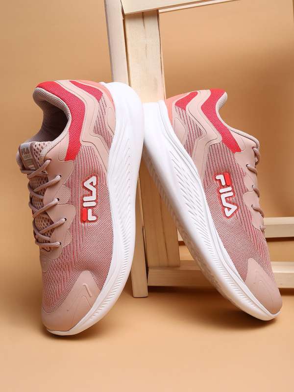 Fila shoes grey and pink store