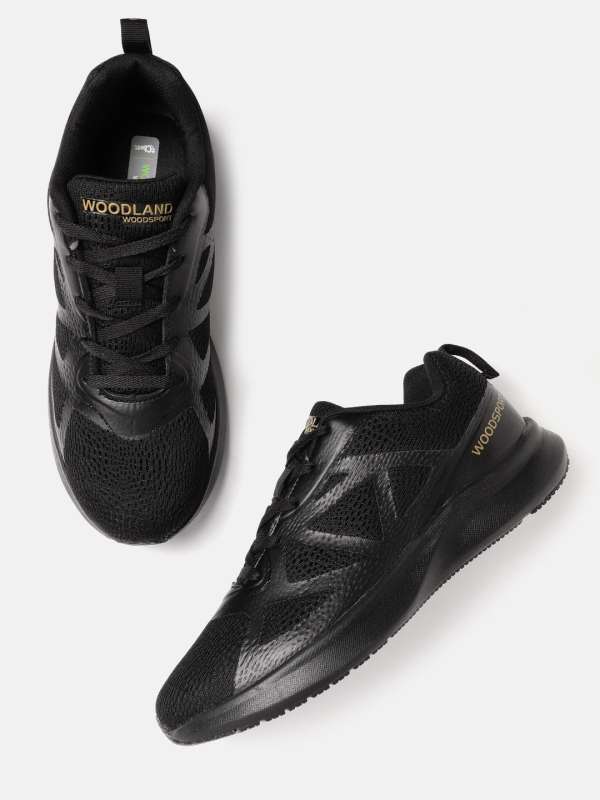 Woodland black sports shop shoes