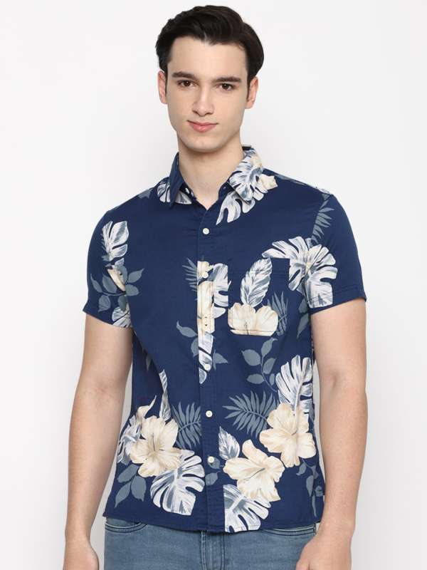 American eagle deals flower shirt