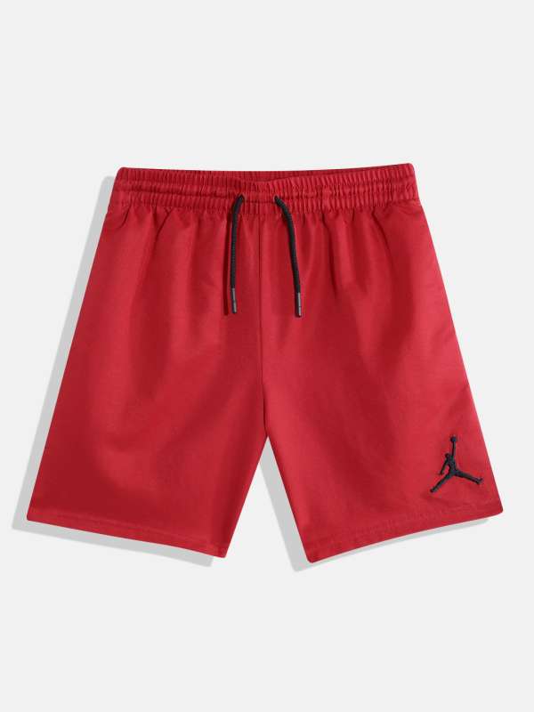 Jordan red cheap and blue shorts