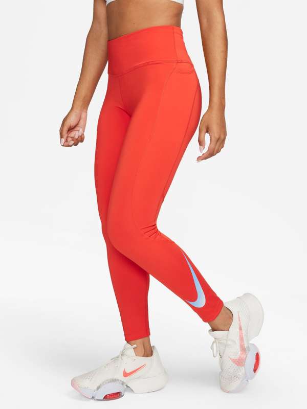 Nike Tangerine Orange Leggings - Buy Nike Tangerine Orange Leggings online  in India