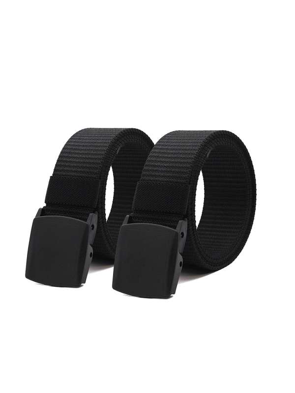 Buy Plus Size Belt 39''-75'' Long Canvas Colth Fabric Web Belts Black  Unisex Online at desertcartINDIA