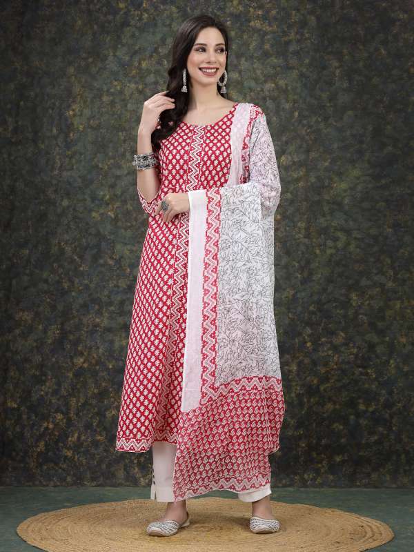 Cotton frock clearance suit with price