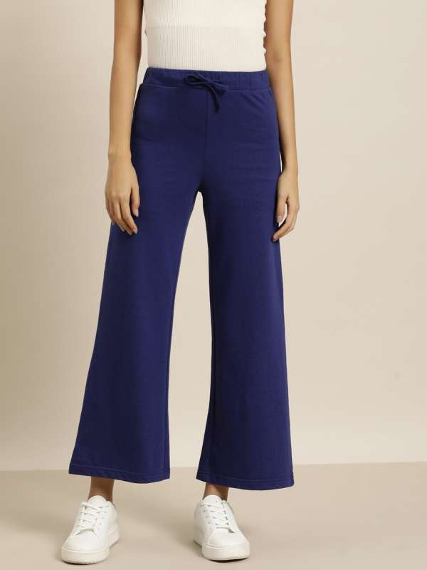 Navy Blue Apparel Women Track Pants - Buy Navy Blue Apparel Women Track  Pants online in India