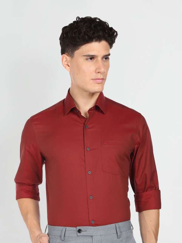 Formal online shirt red