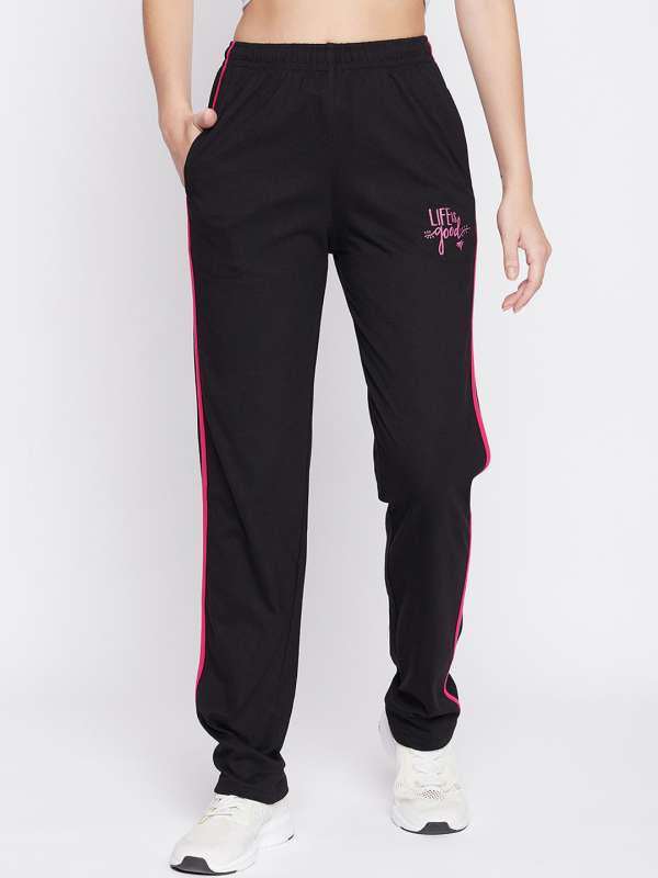 Neva Black Printed Track Pants Buy Neva Black Printed Track