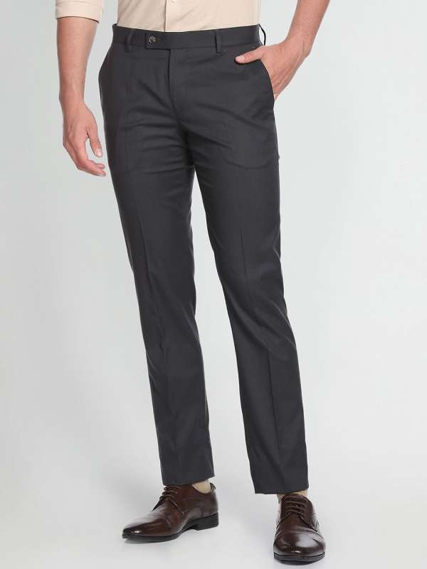 Allen Solly Casual Trousers  Buy Allen Solly Men Cream Slim Fit Solid  Casual Trousers Online  Nykaa Fashion