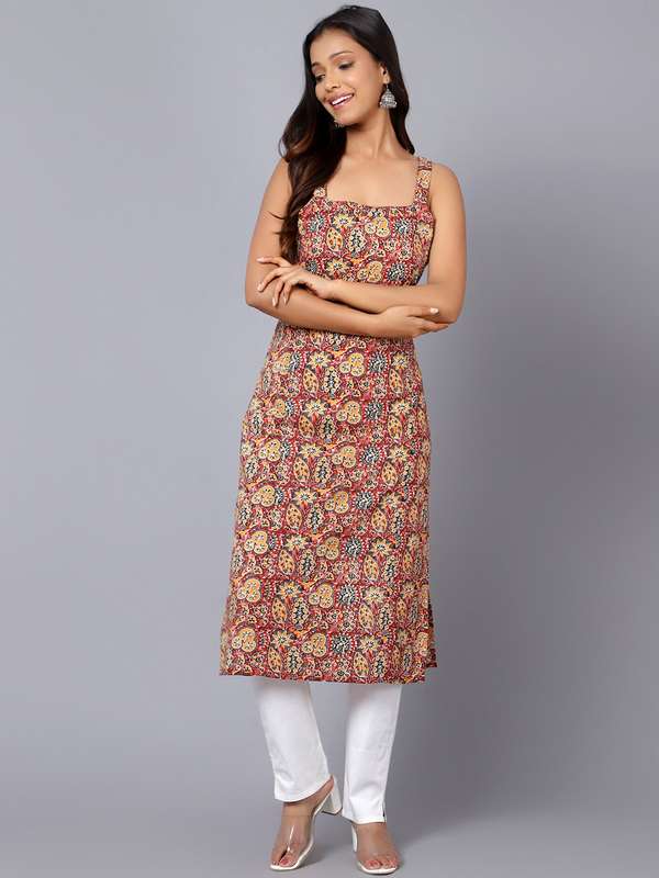 Share 85+ shoulder strap kurti POPPY