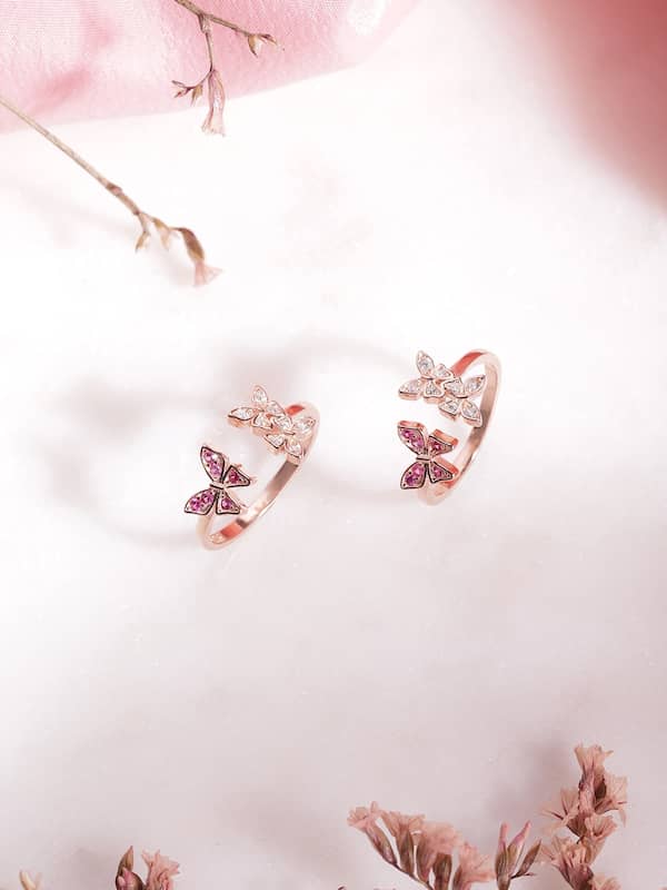 Round American Diamond Toe Rings – Abdesignsjewellery-thunohoangphong.vn